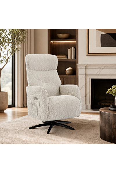 Mily Smart relaxation chair with massage and heating feature - beige