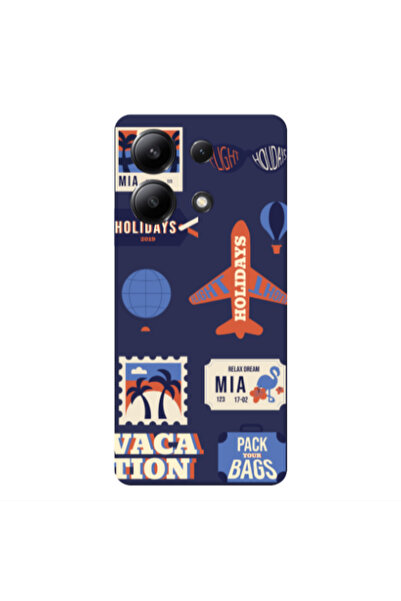 Other Xiaomi Redmi Note 13 4G Vacation Dark blue Colored Silicone TPU Θήκη