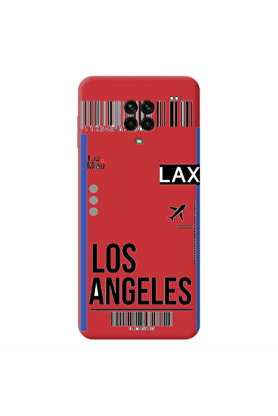 Other Xiaomi Redmi Note 9 Pro Los angeles Red Colored Silicone TPU Θήκη