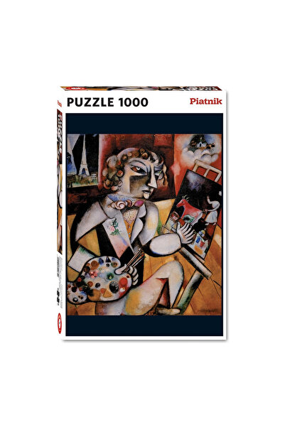 Piatnik Puzzle Chagall Autoportret, Piatnik, 67,5 x 44,1 cm, 1000 piese, Mult...