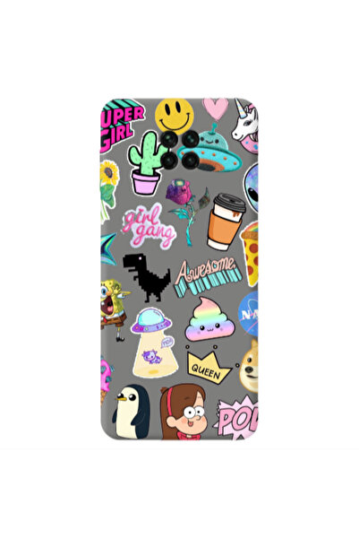 Other Xiaomi Redmi Note 9 Pro Cartoon queen Grey Colored Silicone TPU Θήκη