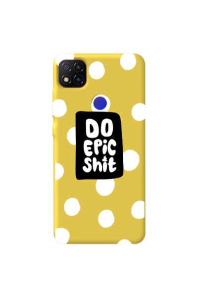 Other Xiaomi Redmi 9c Do Epic Shit Yellow Colored Silicone TPU Θήκη