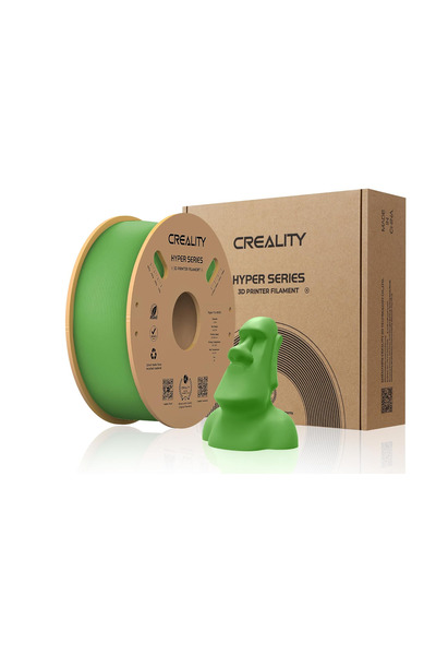 Creality Filament Hyper PLA 1.75mm Verde pentru imprimantă 3D, 200-220 ° C, P...