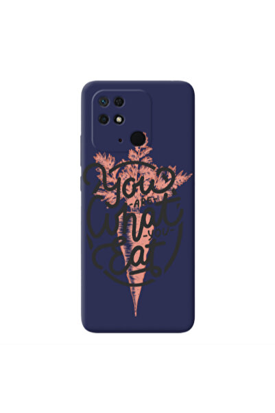 Other Xiaomi Redmi 10C You are What You Eat Dark blue Colored Silicone TPU Θήκη
