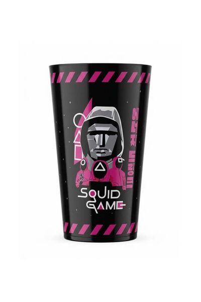 Squid Game Pink Soldier Graphic & Young-hee Doll Graphic Tumbler Cup
