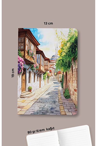 Dava Adamı Yayınları Süleymaniye Bag Size Striped Notebook
