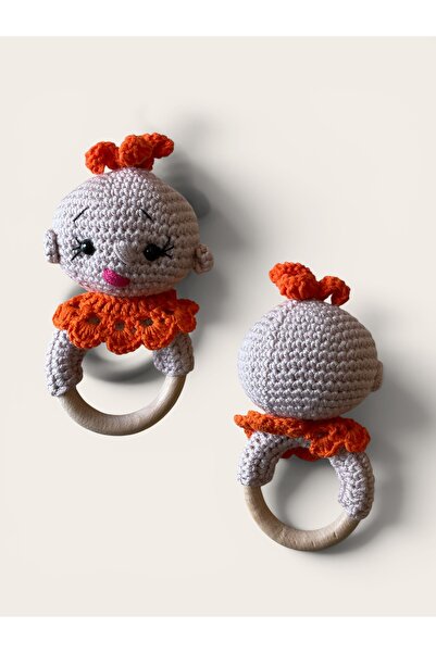 Amigurumi Bebek Figürlü Çıngırak