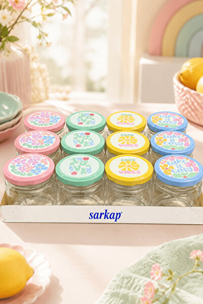 Sarkap Home 12'li Vibes Seri Kavanoz Seti