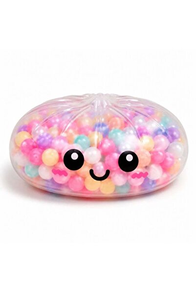 OEM Squishy Gălușcă cu bile colorate 8,5 cm