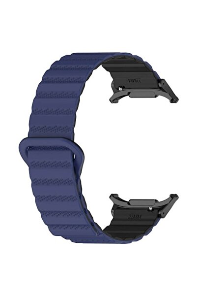 Edman Curea magnetică din silicon compatibilă cu Galaxy Watch Ultra, Albastru...