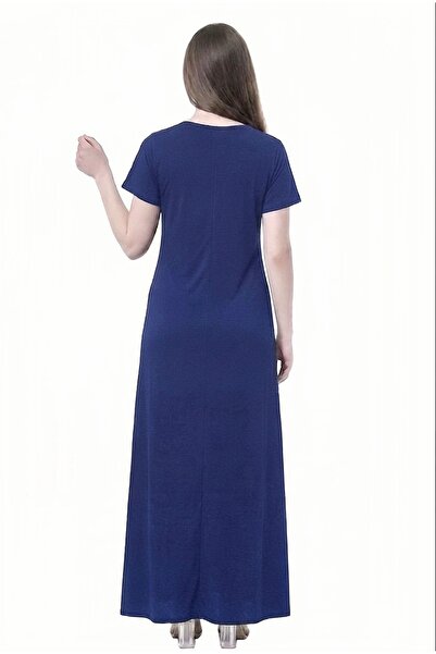 al bent al sharqieh Women's Color-Block Leopard Print Homewear Dress
