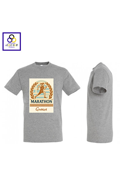 eCult Hub eC T-shirt Marathon 3 - Γκρι