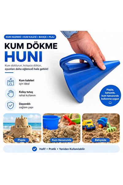 Moodmaker Store Plaj Ve Kum Havuzu İçin Kumdan Kale Damlatma Hunisi Oyuncağı