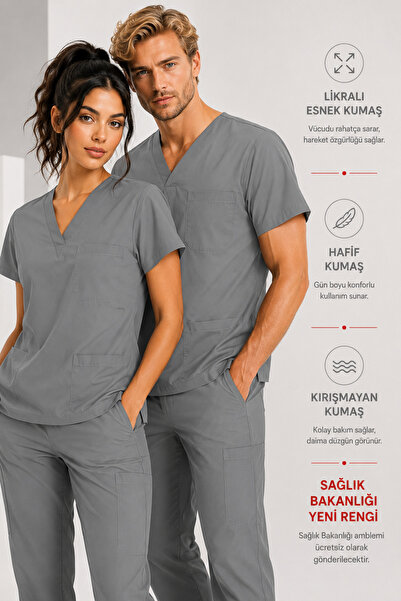 KARGA ÜNİFORMA Uniforme medicale din Lycra, uniforme de spital pentru asisten...
