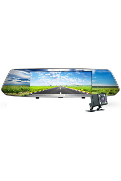 Xblitz Cameră auto Park View 2, video față/spate, oglindă LCD tactilă de 7.0 ...