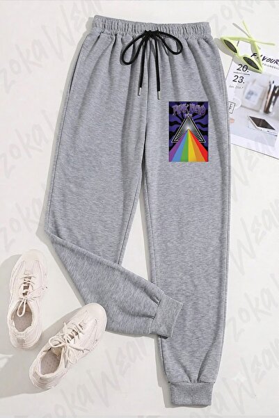 ZOKAWEAR بنطال رياضي مطبوع للجنسين من Pink Floyd v13