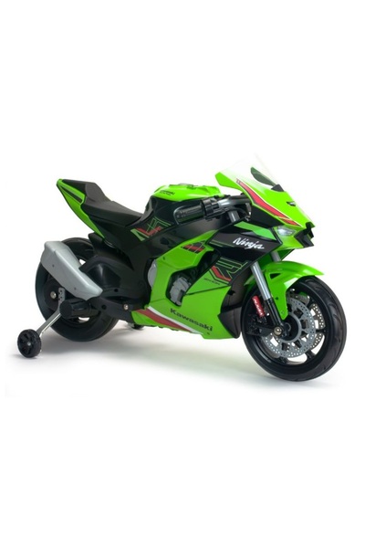 Injusa Motocicleta electrica pentru copii, 12V, licentiat Kawasaki Ninja ZX-R...