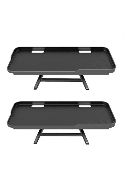 Choice1 Black-2Pcs Adjustable Foldable Desktop Stand for TV Screen Computer M...
