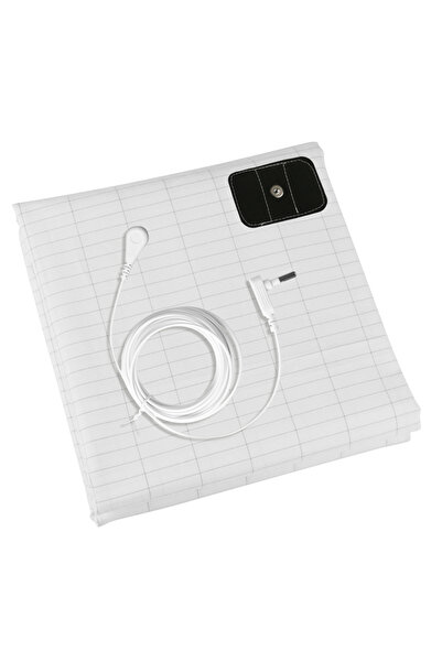 Choice4 ملاءة سرير بيضاء مقاس 152 سم × 203 سم مع قابس أمريكي، تحتوي على 10% أ...
