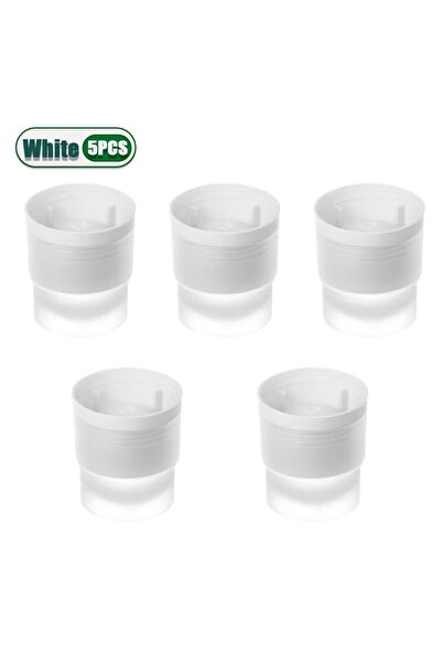 Choice1 White - 5pcs 5PCS Large Silicone Ice Ball Mold Round Ice Ball Easy De...