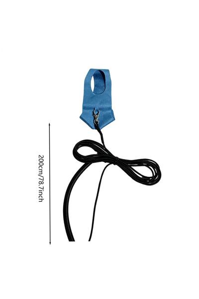 Choice1 S Blue Bird Harness 78.7Inch Parrot Flight Training Leash Set Adjusta...