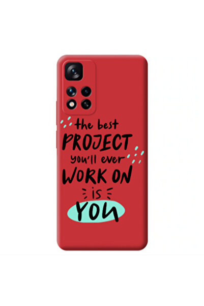 Other Xiaomi Redmi Note 11 Pro 5G The Best Project Red Colored Silicone TPU Θήκη