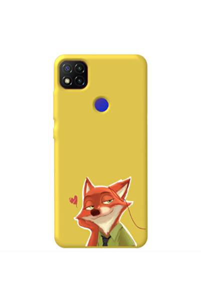 Other Xiaomi Redmi 9c Valentines 15 Yellow Colored Silicone TPU Θήκη