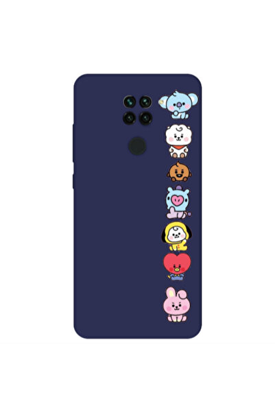 Other Xiaomi Redmi Note 9 Lovely animals Dark blue Colored Silicone TPU Θήκη
