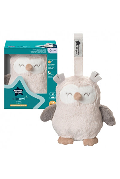 tommee tippee Plush toy, Ollie Owl Travel Sleep Aid musical sleep sensor