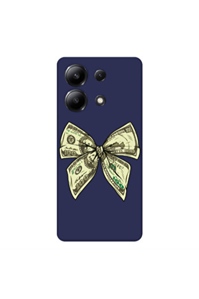 Other Xiaomi Redmi Note 13 4G Bowtie Dollars Dark blue Colored Silicone TPU Θήκη