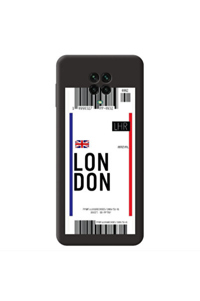 Other Xiaomi Redmi Note 9 Pro London Arrival Black Colored Silicone TPU Θήκη