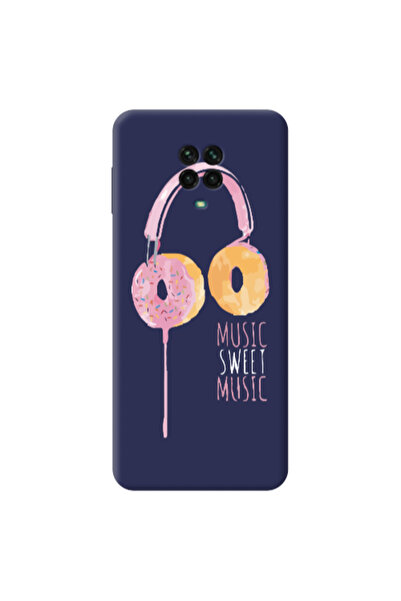 Other Xiaomi Redmi Note 9 Pro Donut earphone Dark blue Colored Silicone TPU Θήκη