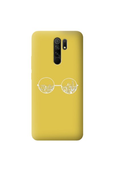 Other Xiaomi Redmi 9 Sunglasses Yellow Colored Silicone TPU Θήκη