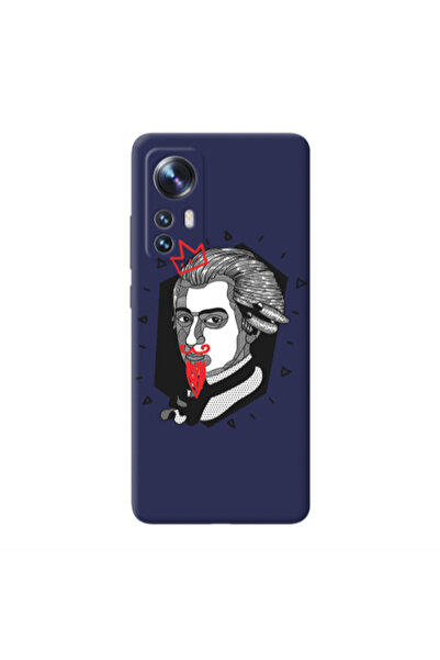 Other Xiaomi Mi 12 Pro Bearded Dark blue Colored Silicone TPU Θήκη