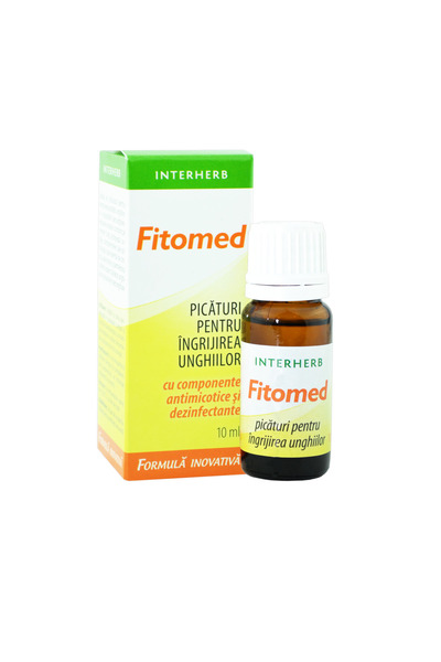 Interherb Fitomed Picaturi Pentru Ingrijirea Unghiilor 10ml