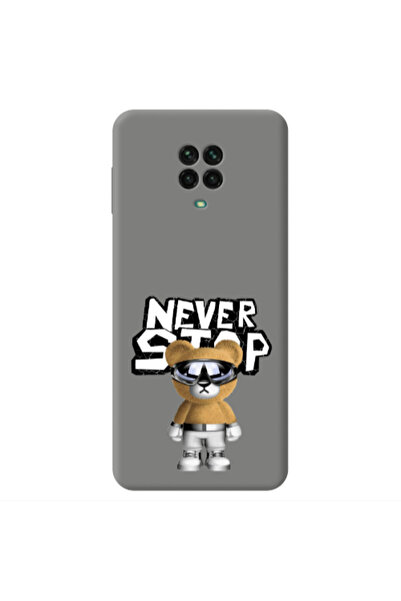 Other Xiaomi Redmi Note 9 Pro Never stop Grey Colored Silicone TPU Θήκη