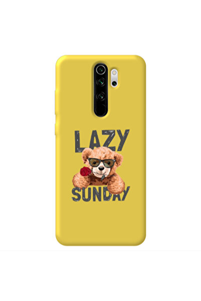 Other Xiaomi Redmi Note 8 Pro Lazy sunday Yellow Colored Silicone TPU Θήκη