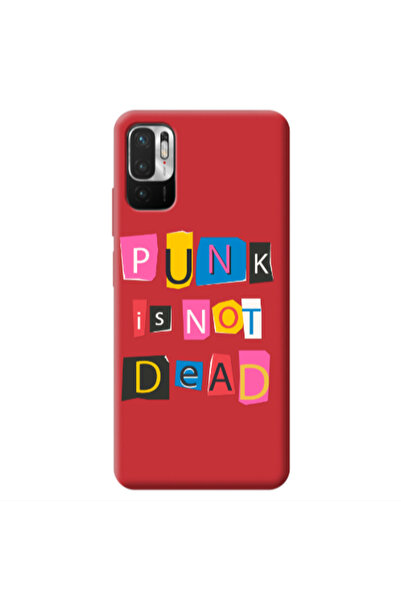 Other Xiaomi Redmi Note 10 Pro 5G Punk is not Dead Red Colored Silicone TPU Θήκη