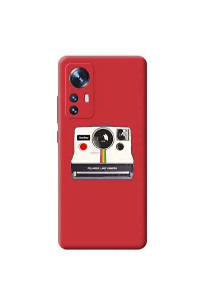 Other Xiaomi Mi 12 Polaroid land camera Red Colored Silicone TPU Θήκη