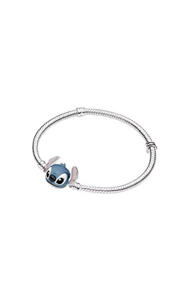 Choice32 17cm Z121 925 Silver Snake Shaped Chain Cracelet, Cute Cartoon Style...