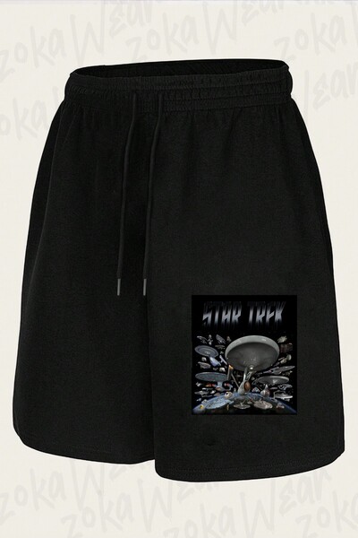 ZOKAWEAR Unisex Star Trek Design Printed Shorts