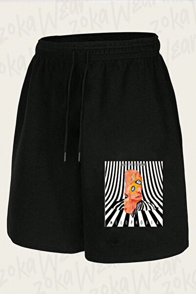 ZOKAWEAR شورت مطبوع بتصميم Cage The Elephant للجنسين