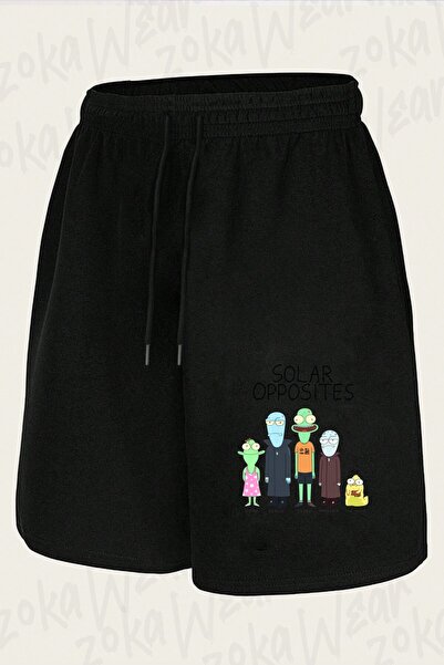 ZOKAWEAR Unisex Solar Opposites Design Printed Shorts