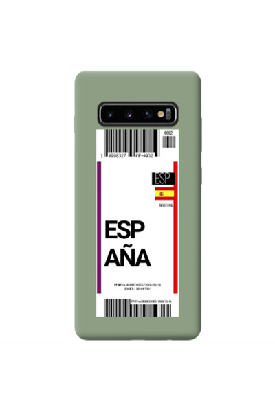 Other Samsung S10 Espana Arrival Light Green Colored Silicone TPU Θήκη