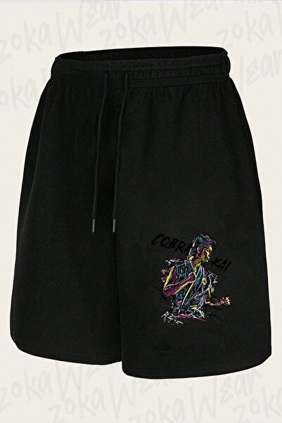 ZOKAWEAR Unisex Cobra Kai V4 Design Printed Shorts