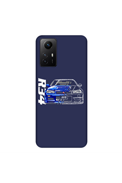 Other Xiaomi Redmi Note 12s Blue R34 Dark blue Colored Silicone TPU Θήκη