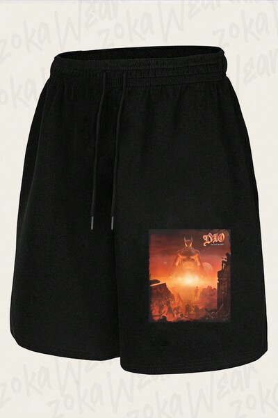 ZOKAWEAR Unisex σορτς με στάμπα Dio The Last in Line