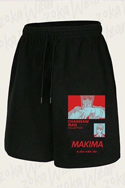 ZOKAWEAR Unisex Chainsaw Man Makima Σορτς με Ειδικό Σχέδιο και Στάμπα
