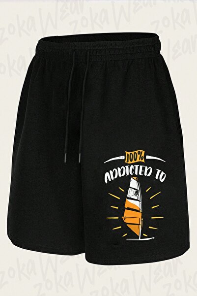 ZOKAWEAR Unisex Windsurf Design Printed Shorts