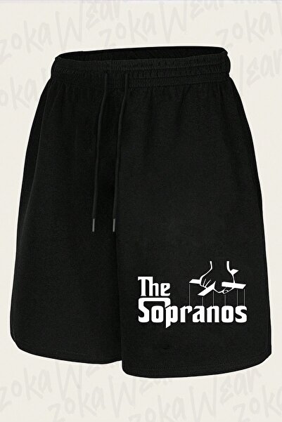 ZOKAWEAR Unisex Σορτς με τυπωμένο λογότυπο The Sopranos
